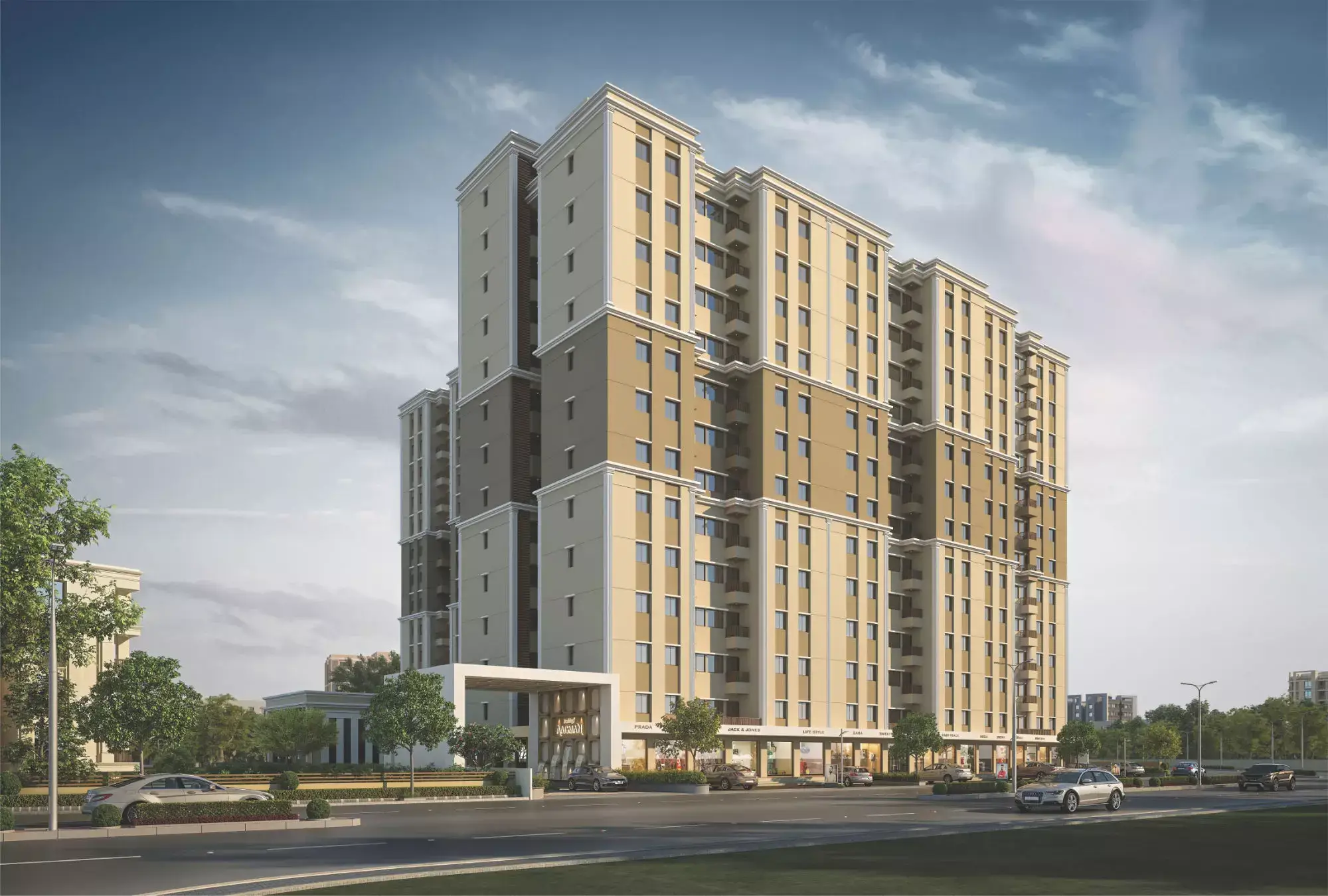 1160 sq ft 2 BHK 2T Apartment for Sale in Shree Krishna Developers  Vrundavan Heights Waghodia Vadodara