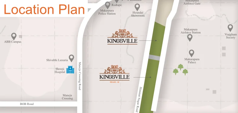 Darshanam Kingsville Phase 2 - Location